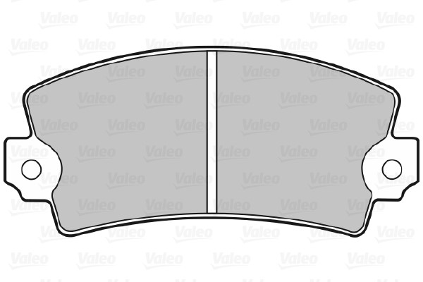 Bromsbeläggsats, Framaxel, Bakaxel Valeo 598085 VALEO