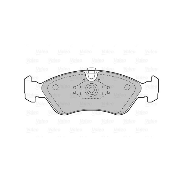 Bromsbeläggsats, Framaxel Valeo 598184 VALEO Bromsbeläggsats, Framaxel Valeo 598184 VALEO