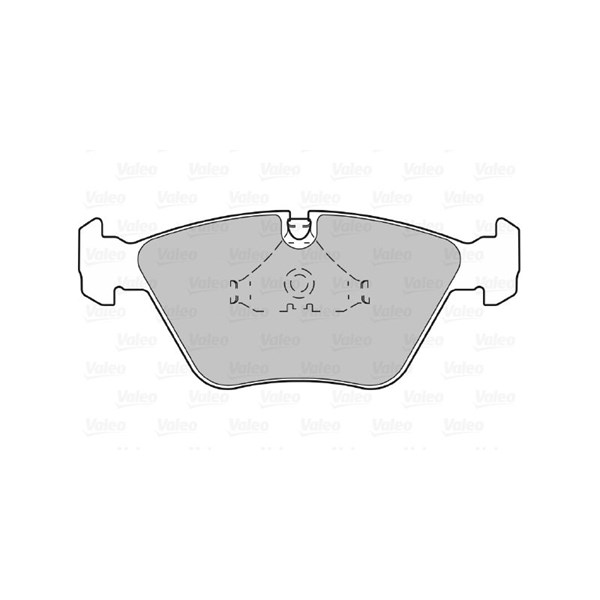 Bromsbeläggsats, Framaxel Valeo 598231 VALEO