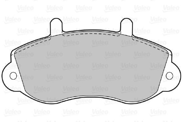 Bromsbeläggsats, Framaxel Valeo 598490 VALEO