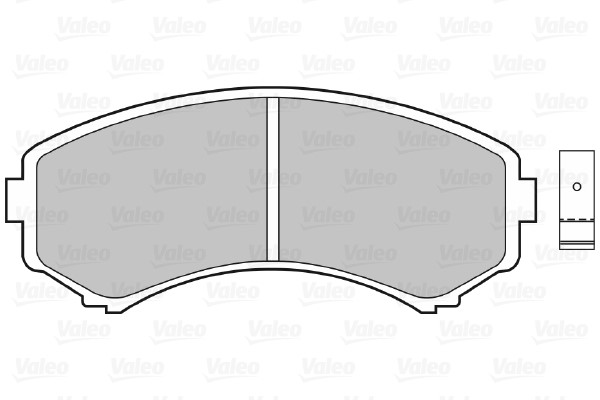 Bromsbeläggsats, Framaxel Valeo 598515 VALEO