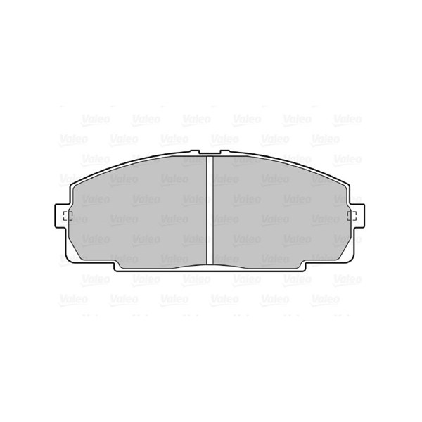 Bromsbeläggsats, Framaxel Valeo 598947 VALEO