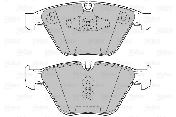 Bromsbeläggsats, Framaxel Valeo 601027 VALEO