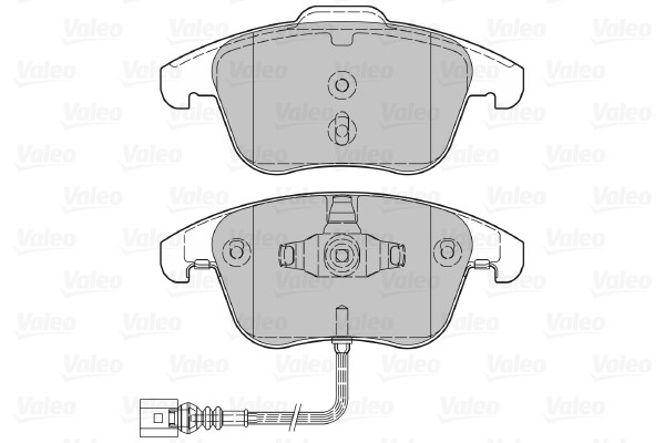 Bromsbeläggsats, Framaxel Valeo 601036 VALEO