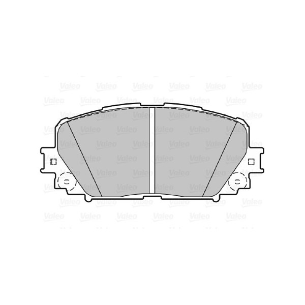 Bromsbeläggsats, Framaxel Valeo 601052 VALEO