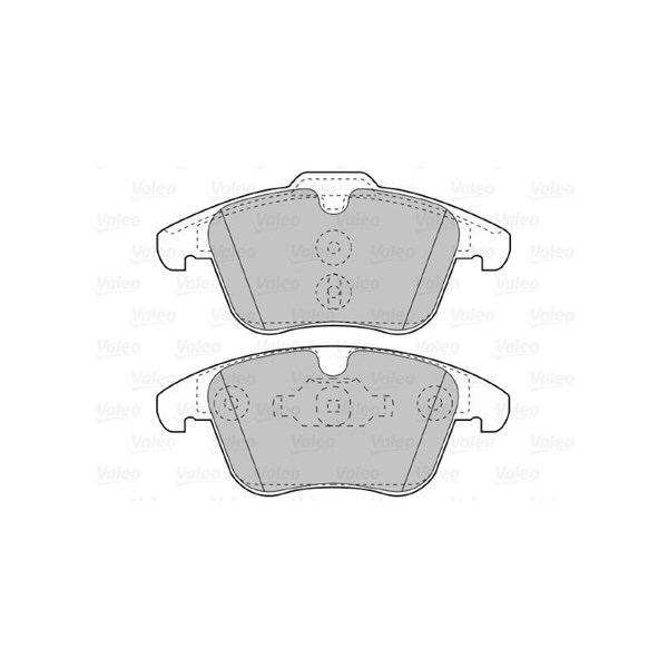 Bromsbeläggsats, Framaxel Valeo 601056 VALEO