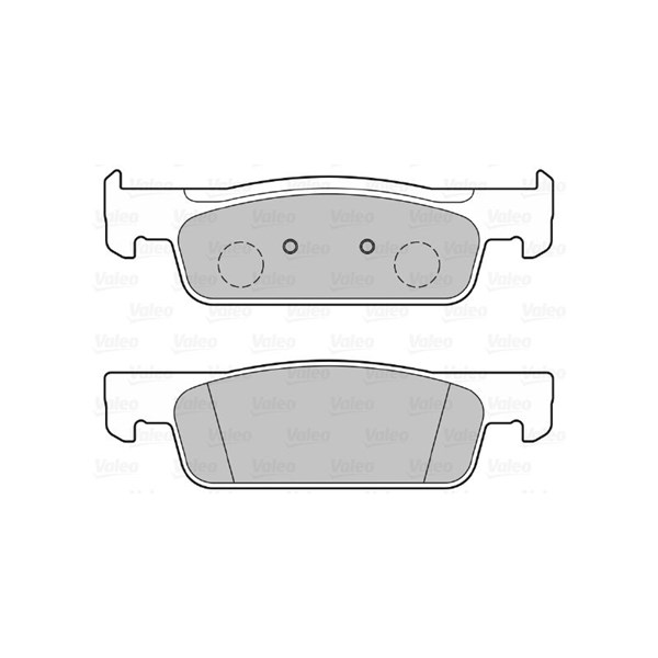 Bromsbeläggsats, Framaxel Valeo 601345 VALEO