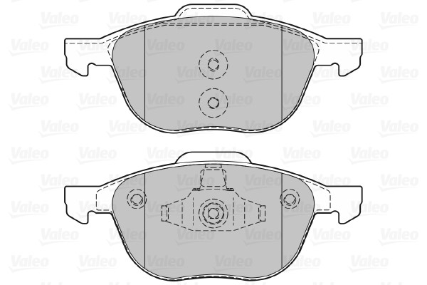 Bromsbeläggsats, Framaxel Valeo 601367 VALEO