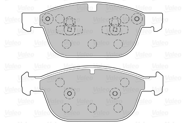 Bromsbeläggsats, Framaxel Valeo 601381 VALEO