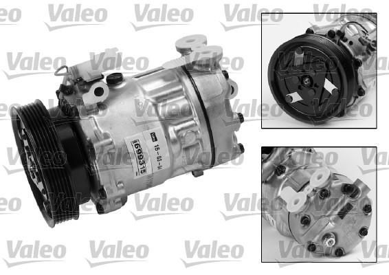 Kompressor, klimatanläggning Valeo 699315 VALEO