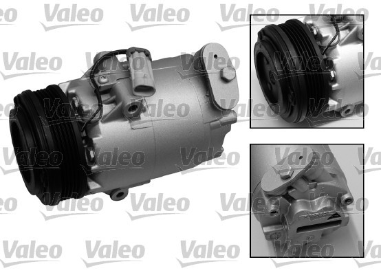 Kompressor, klimatanläggning 12V Valeo 699766 VALEO