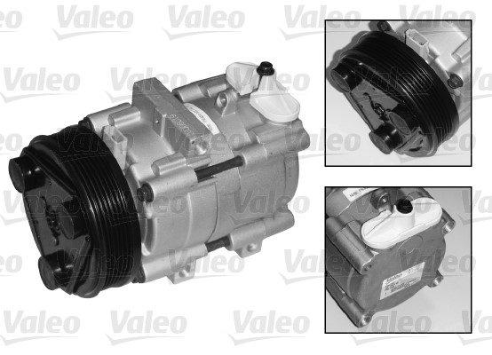 Kompressor, klimatanläggning 12V Valeo 699827 VALEO