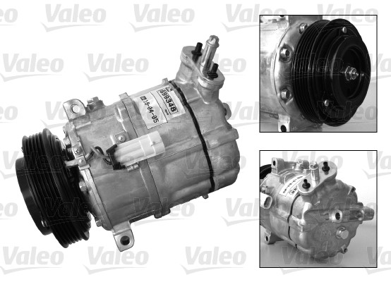 Kompressor, klimatanläggning 12V Valeo 699848 VALEO
