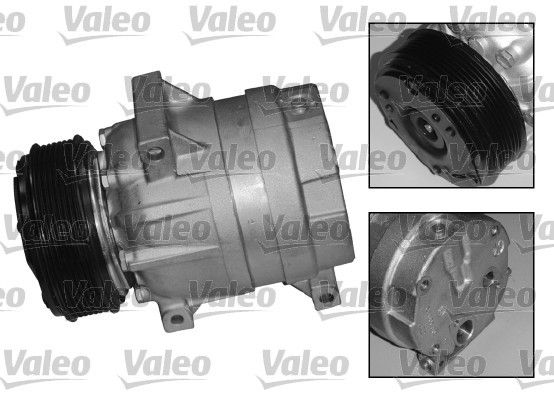 Kompressor, klimatanläggning 12V Valeo 699861 VALEO