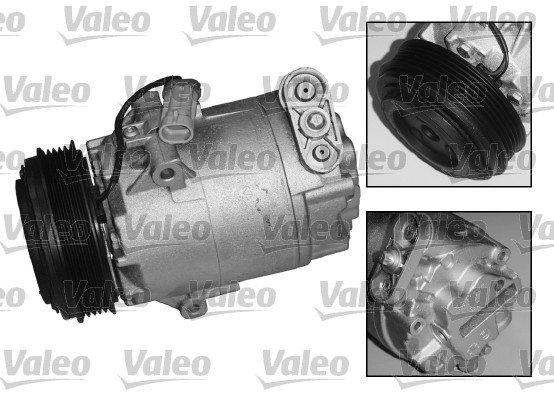 Kompressor, klimatanläggning 12V Valeo 699898 VALEO