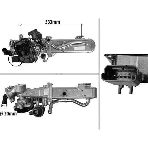 EGR-modul Valeo 700441 VALEO