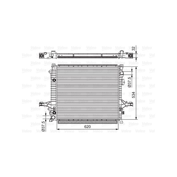 Kylare, motorkylning Valeo 701539 VALEO