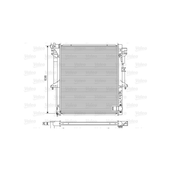 Kylare, motorkylning Valeo 701585 VALEO