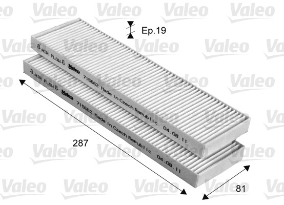 Kupefilter Valeo 715662 VALEO