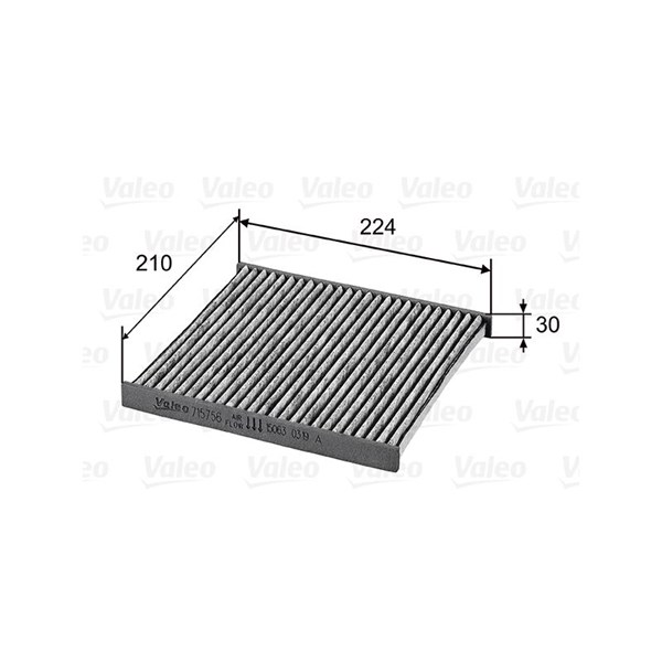 Kupefilter Valeo 715756 VALEO