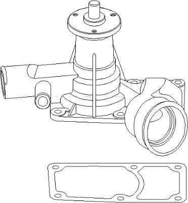 Vattenpump Topran 202 281 TOPRAN