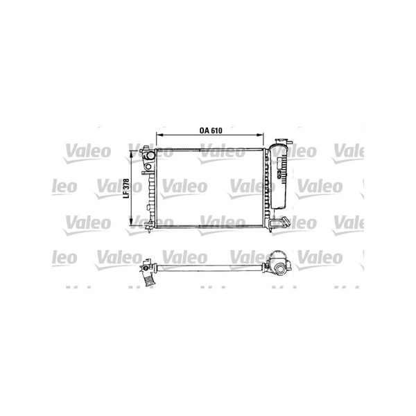 Kylare, motorkylning Valeo 730630 VALEO
