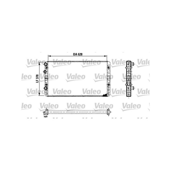 Kylare, motorkylning Valeo 730955 VALEO