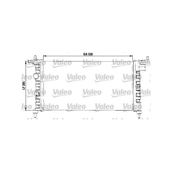 Kylare, motorkylning Valeo 731013 VALEO