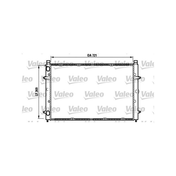 Kylare, motorkylning Valeo 732397 VALEO