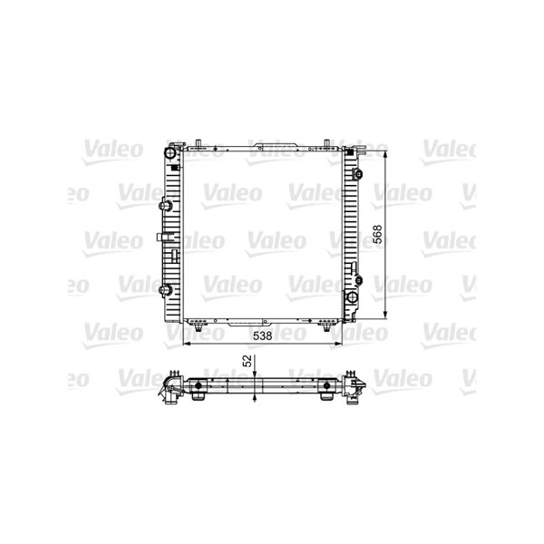 Kylare, motorkylning Valeo 732459 VALEO