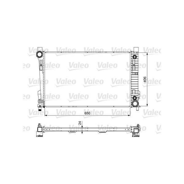Kylare, motorkylning Valeo 732741 VALEO Kylare, motorkylning Valeo 732741 VALEO