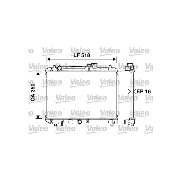 Kylare, motorkylning Valeo 732750 VALEO