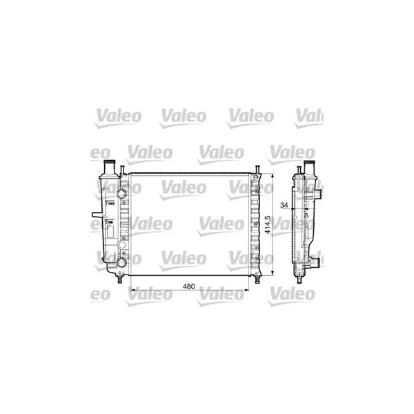 Kylare, motorkylning Valeo 732788 VALEO