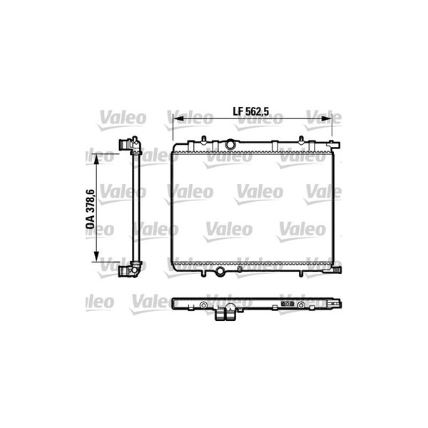 Kylare, motorkylning Valeo 732892 VALEO