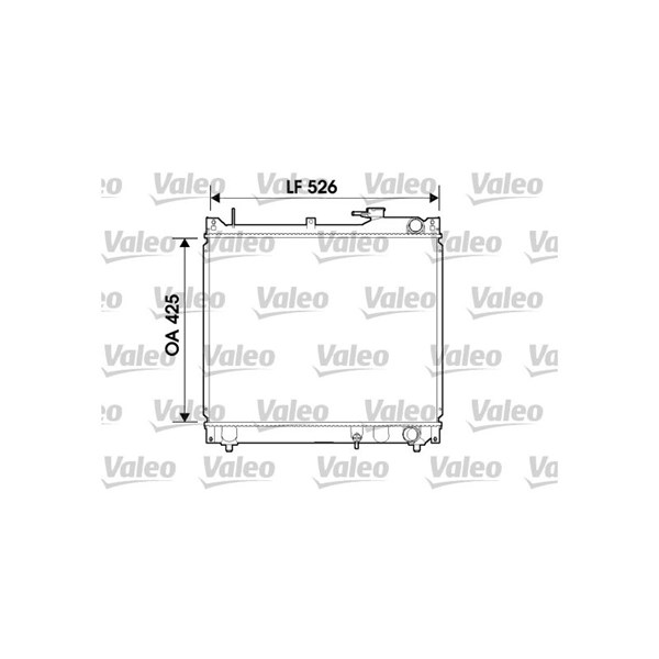 Kylare, motorkylning Valeo 734162 VALEO
