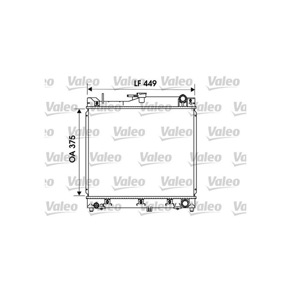 Kylare, motorkylning Valeo 734170 VALEO
