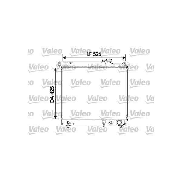 Kylare, motorkylning Valeo 734214 VALEO