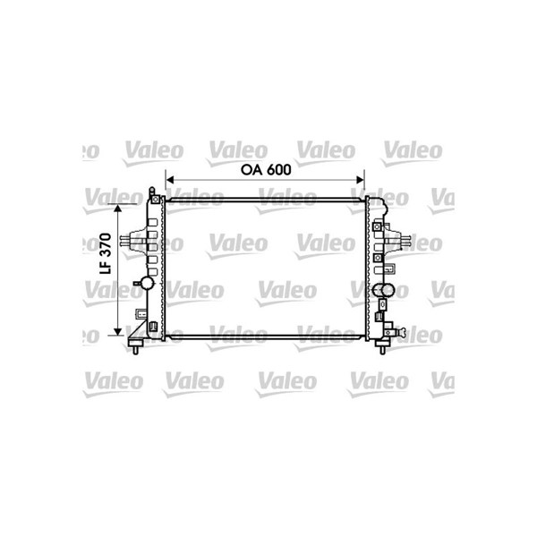 Kylare, motorkylning Valeo 734382 VALEO