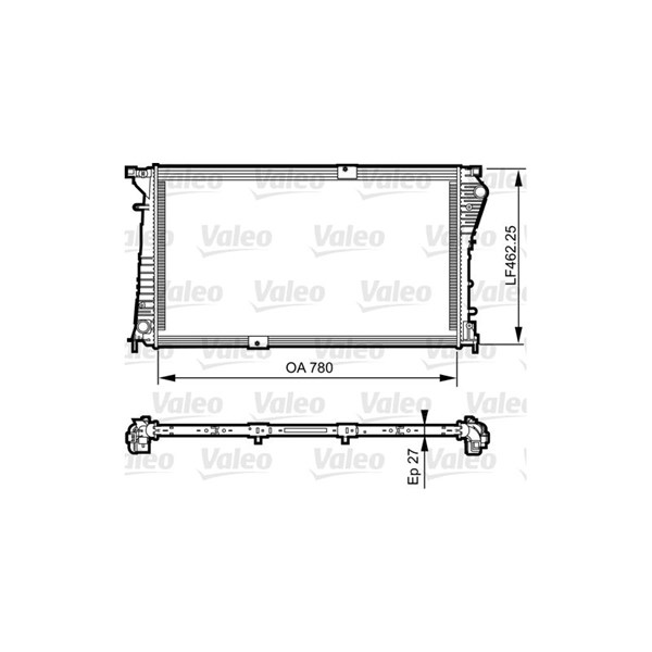 Kylare, motorkylning Valeo 734931 VALEO