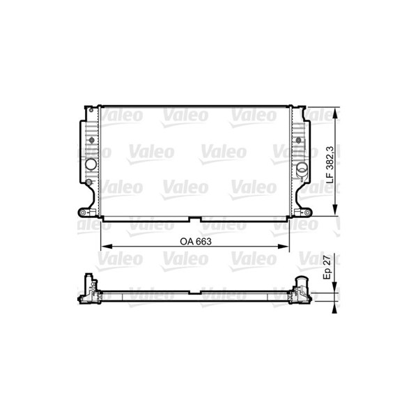 Kylare, motorkylning Valeo 735188 VALEO