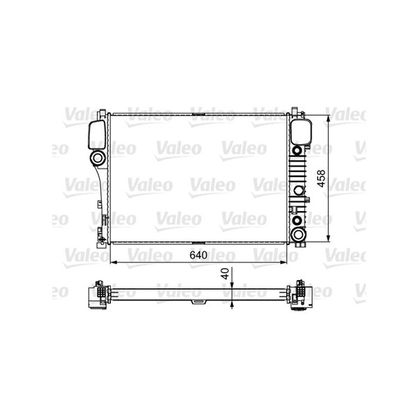 Kylare, motorkylning Valeo 735299 VALEO