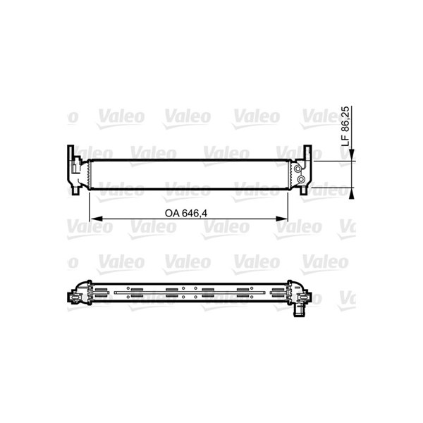 Kylare, motorkylning Valeo 735310 VALEO