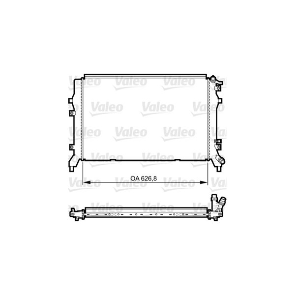 Kylare, motorkylning Valeo 735375 VALEO
