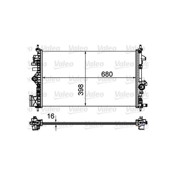 Kylare, motorkylning Valeo 735485 VALEO