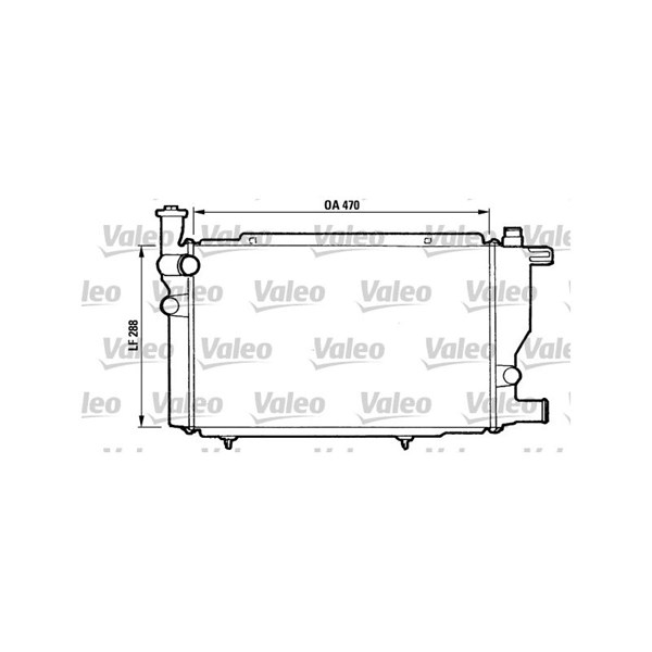 Kylare, motorkylning Valeo 810892 VALEO