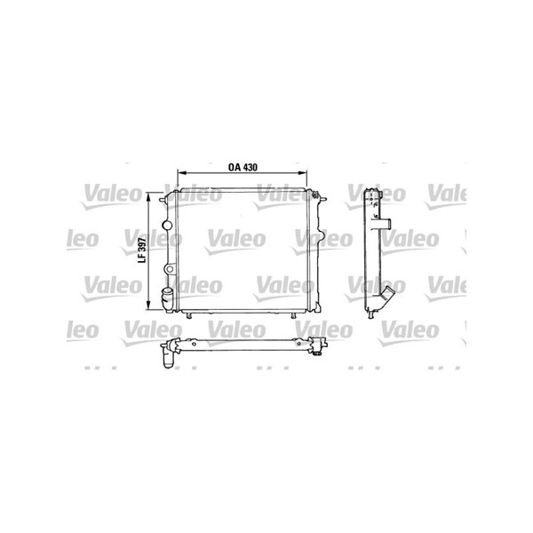 Kylare, motorkylning Valeo 810912 VALEO