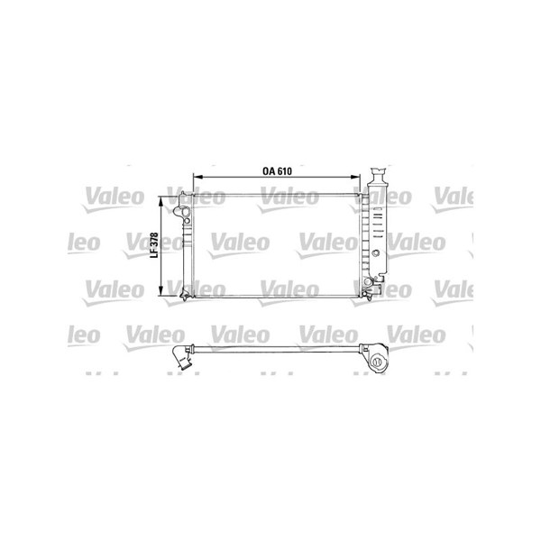Kylare, motorkylning Valeo 810919 VALEO
