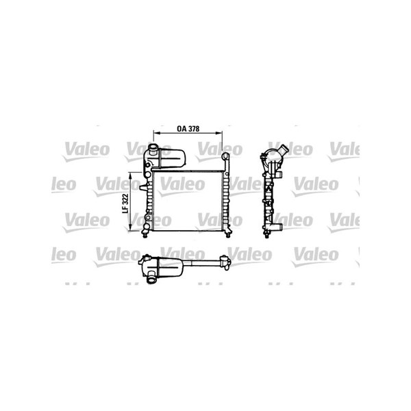 Kylare, motorkylning Valeo 811069 VALEO
