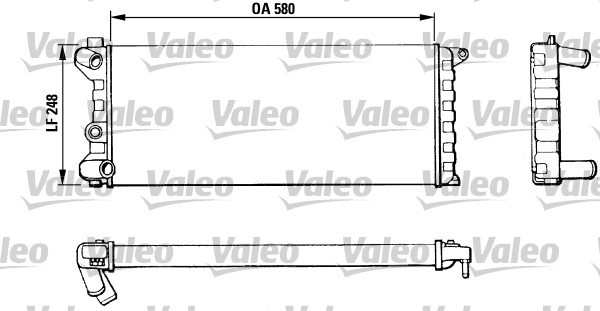 Kylare, motorkylning Valeo 811392 VALEO