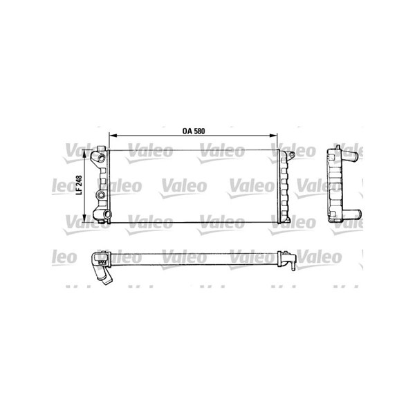 Kylare, motorkylning Valeo 811392 VALEO